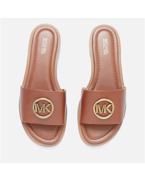 brynn slide michael kors|Michael Kors ladies slides.